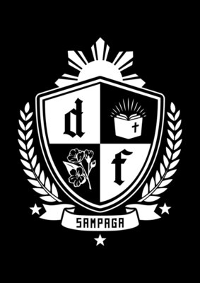 Sampaga Clan Crest  White Outline 